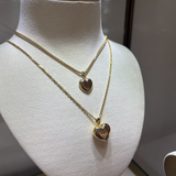 Dome Heart Necklace