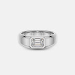 Dylan 1.12ct Emerald Diamond Ring White Gold