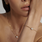 Bridget Toi et Moi Bracelet - Double Diamond