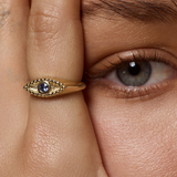 Evil Eye Signet Ring