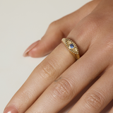 Evil Eye Signet Ring