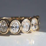 Arissa | Oval Bezel Diamond Ring (Lab Grown)