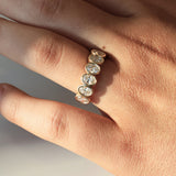 Arissa | Oval Bezel Diamond Ring (Lab Grown)