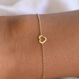 Linked for Life Heart of Gold Bracelet