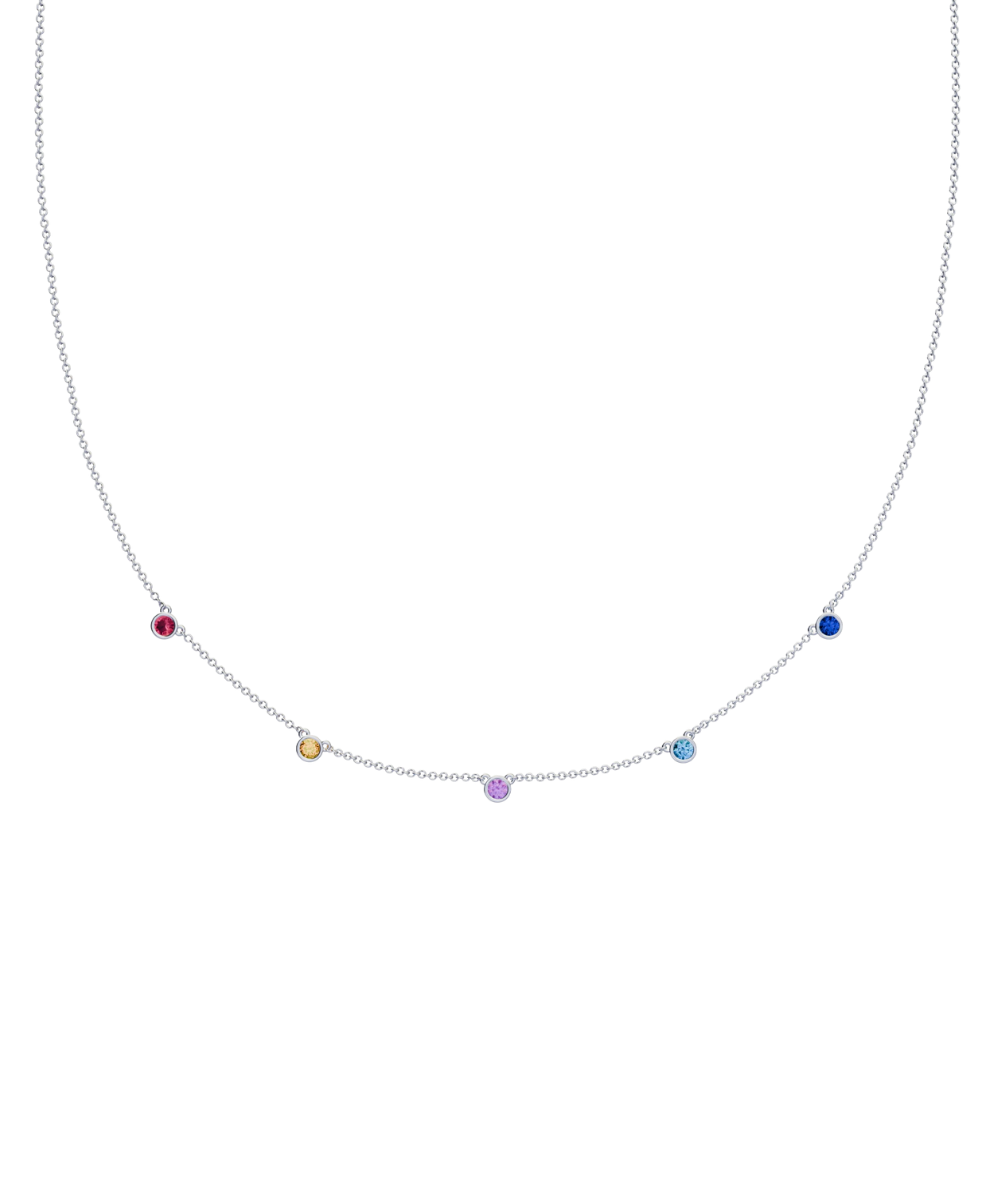 Multi Birthstone Necklace