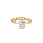 Grace 1ct Oval Diamond Solitaire Engagement Ring