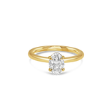 Grace 1ct Oval Diamond Solitaire Engagement Ring