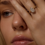 Grace 2ct Compass Set Oval Engagement Ring