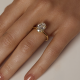 Grace 2.55ct Oval Diamond Solitaire Engagement Ring