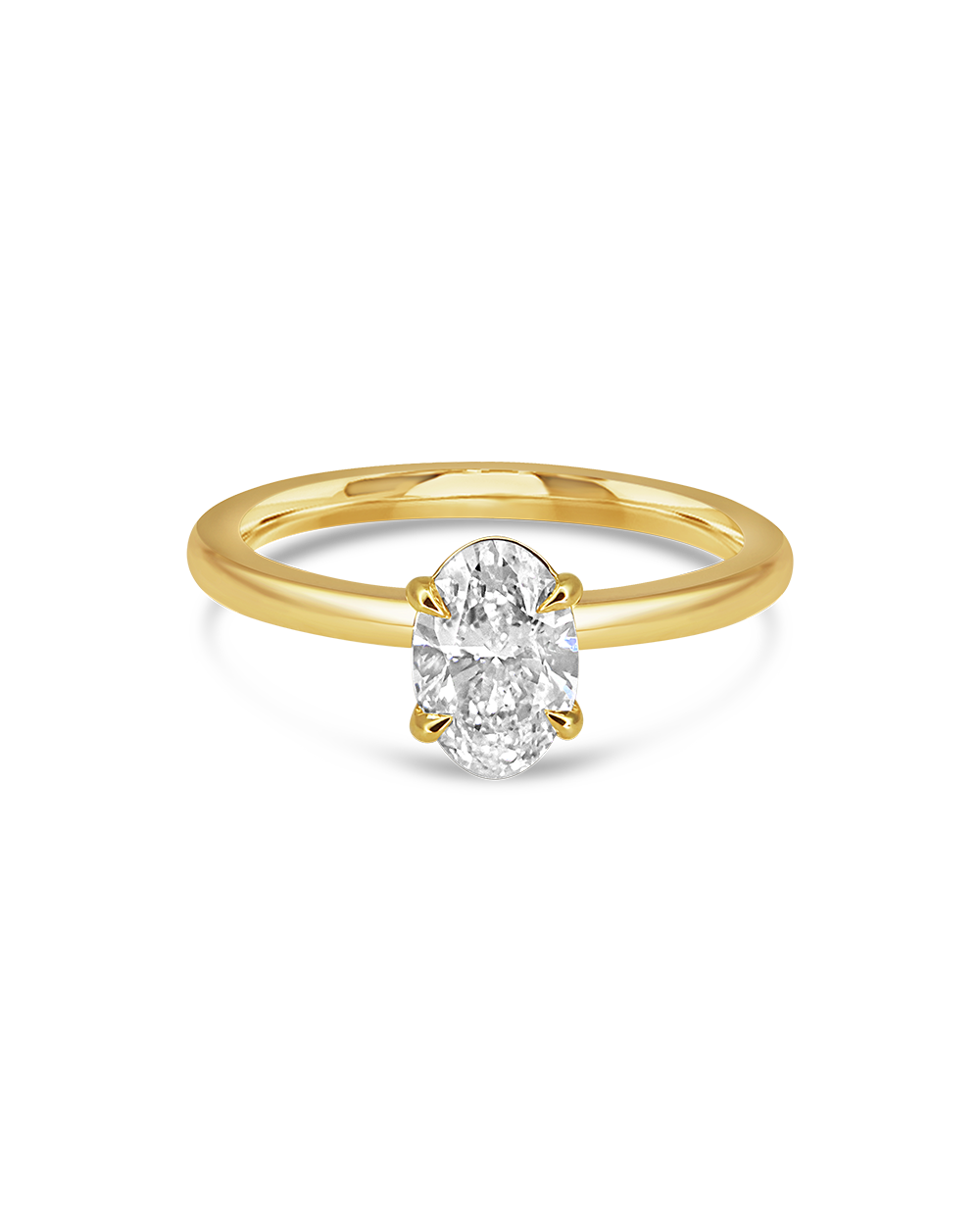 Grace 1.01ct Oval Diamond Solitaire Engagement Ring