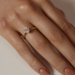 Grace 1.32ct Oval Diamond Solitaire Engagement Ring