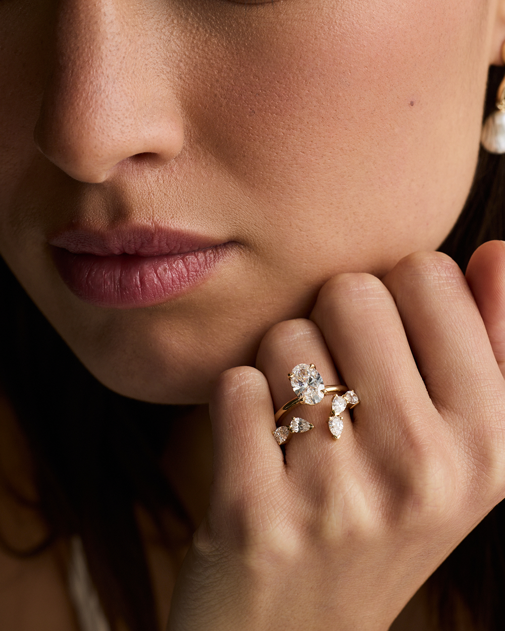 Grace 2.06ct Oval Diamond Solitaire Engagement Ring