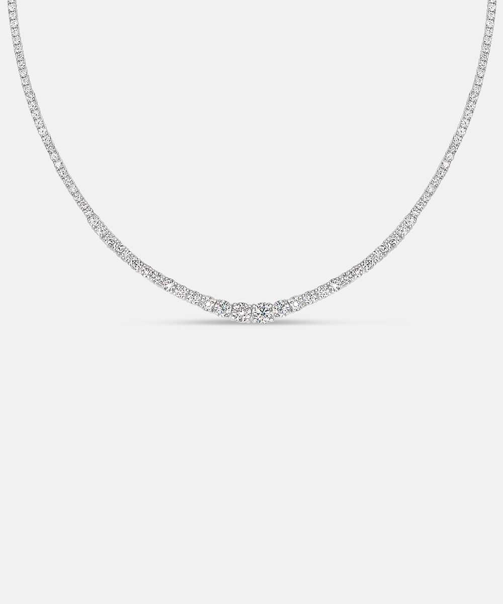 Graduating Tennis Necklace