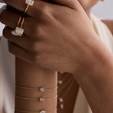 Round Solitaire Diamond Bracelet