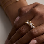 Kayla Pear Diamond Band