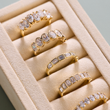Kayla Pear Diamond Band