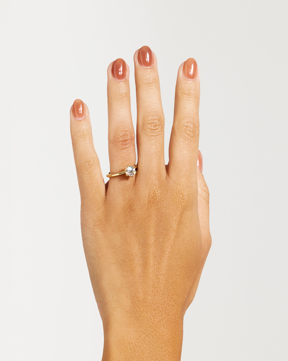 Jessica 1.01ct Brilliant Round Solitaire Diamond Engagement Ring