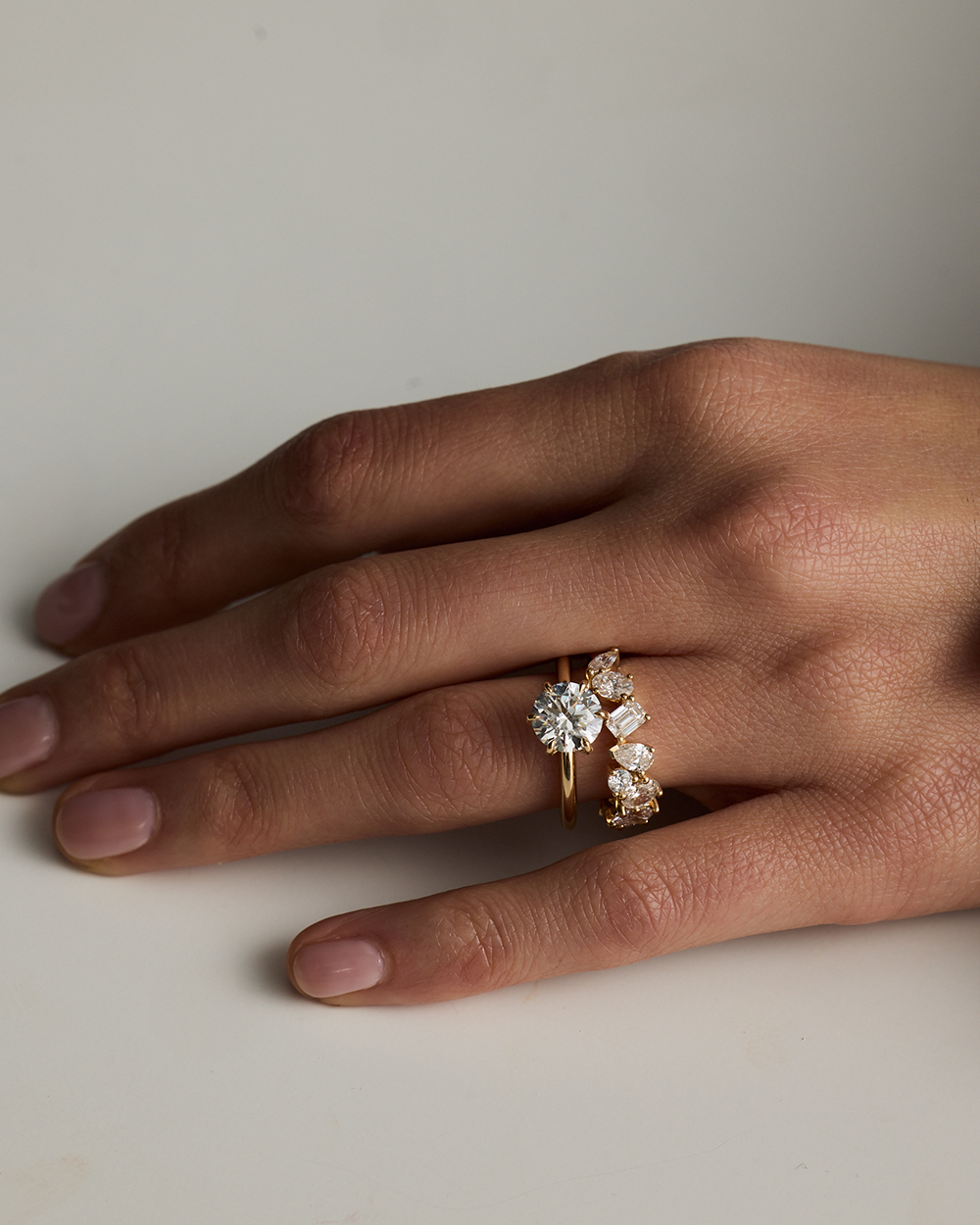 Seren Multicut Diamond Band