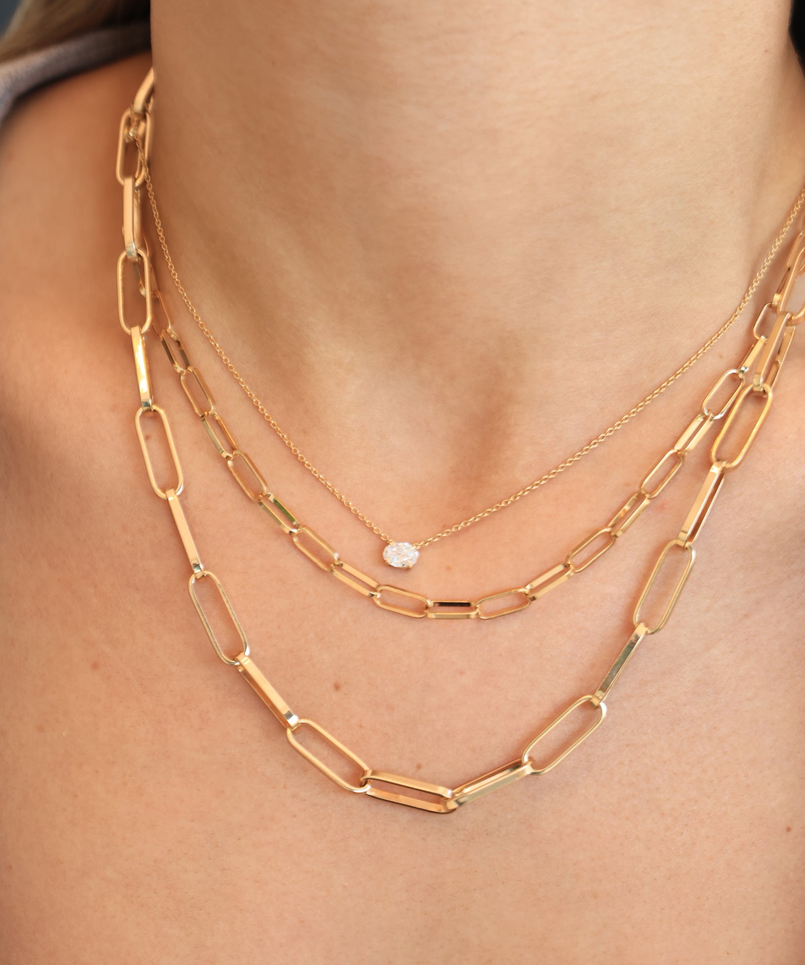 Large Paperclip Necklace