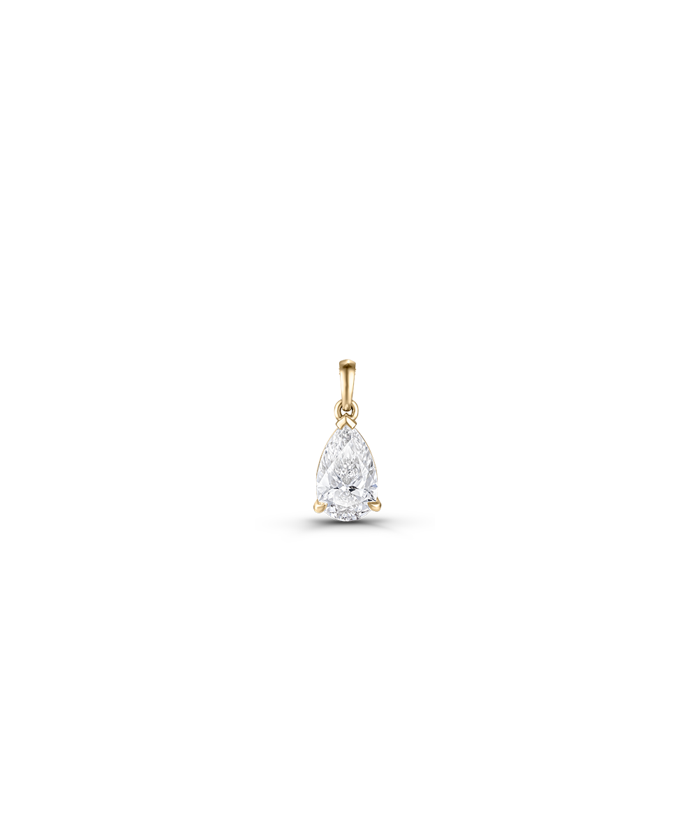Leila Pear Diamond Necklace