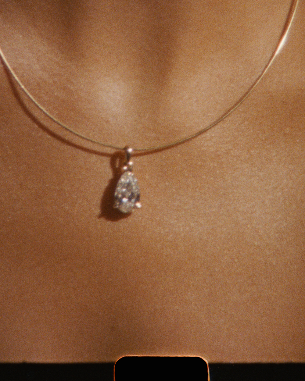 Leila Pear Diamond Necklace