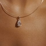 Leila Pear Diamond Necklace