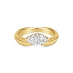 Lola 1.04ct East West Marquise Solitaire Engagement Ring