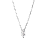 Marquise Solitaire Diamond Necklace classajewellers