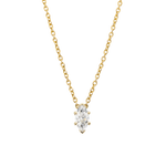 Marquise Solitaire Diamond Necklace classajewellers