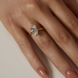Monique 3.01ct Marquise Diamond Solitaire Engagement Ring