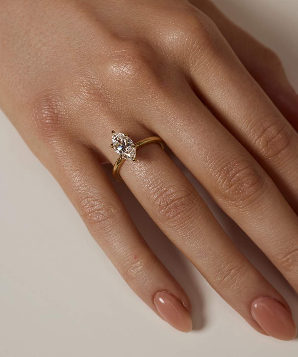 Monique 2ct Marquise Solitaire Engagement Ring