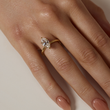 Monique 2ct Marquise Solitaire Engagement Ring