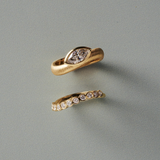 Muse 0.9ct East West Marquise Diamond Ring