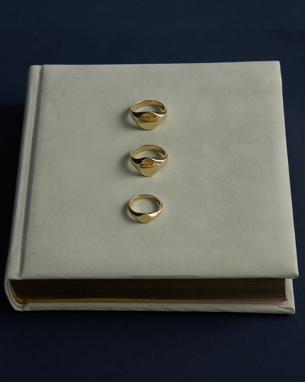 Bold Round Signet Ring