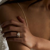 Magnolia Natural Diamond Band