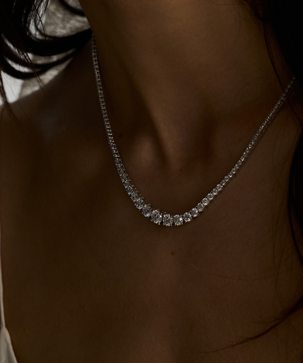 Graduating Tennis Necklace