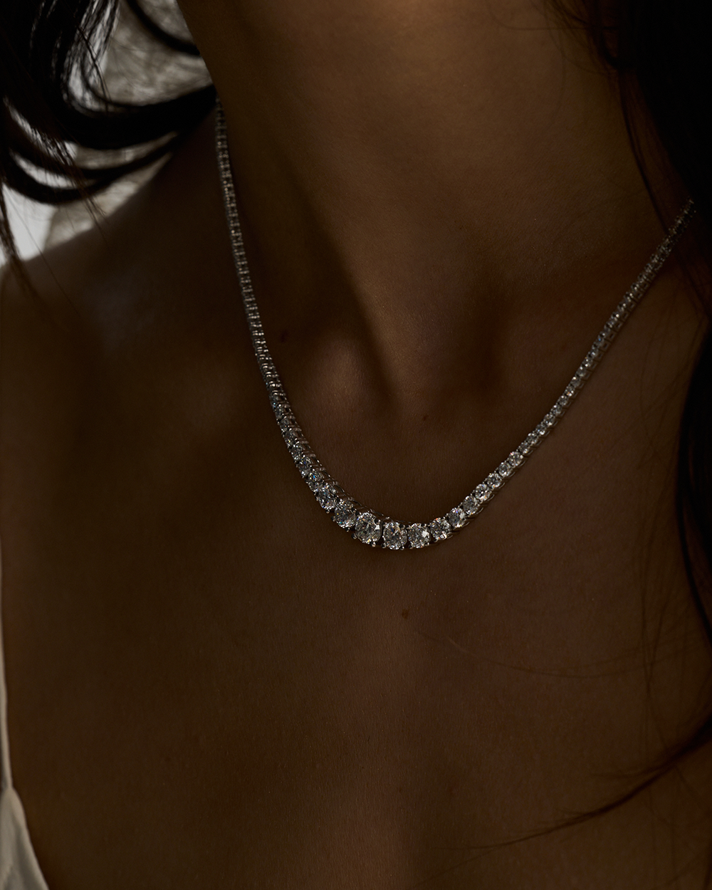 Graduating Tennis Necklace