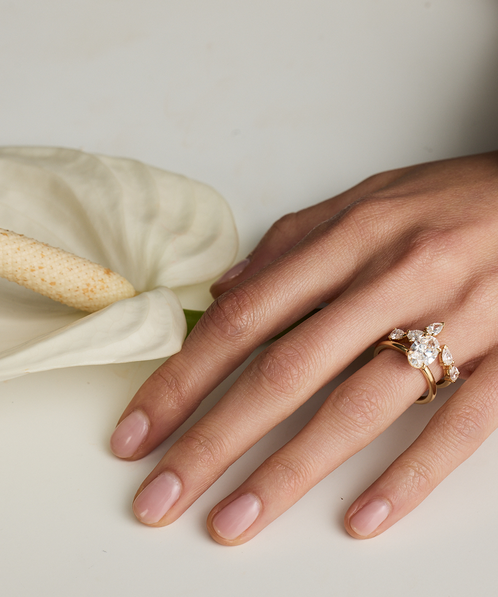 Grace 2.05ct Oval Diamond Solitaire Engagement Ring