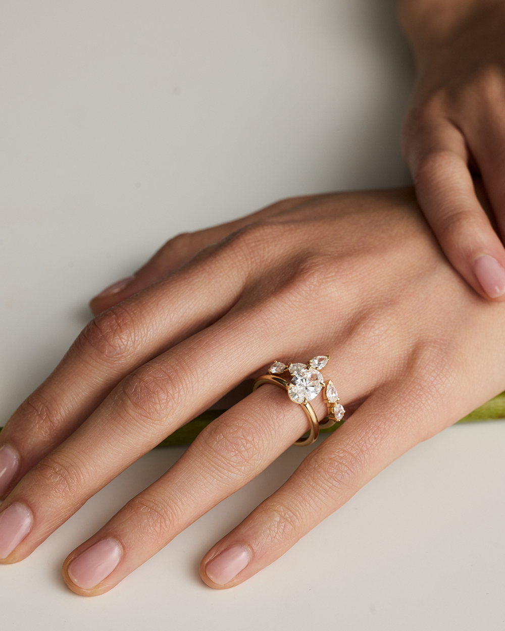 Grace 2.06ct Oval Diamond Solitaire Engagement Ring