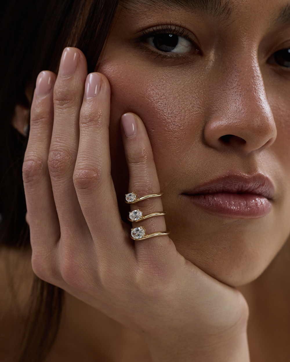 Astra Oval Pinky Ring