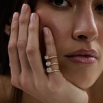 Astra Oval Pinky Ring