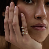 Astra Oval Pinky Ring