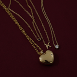 Puffy Heart Necklace
