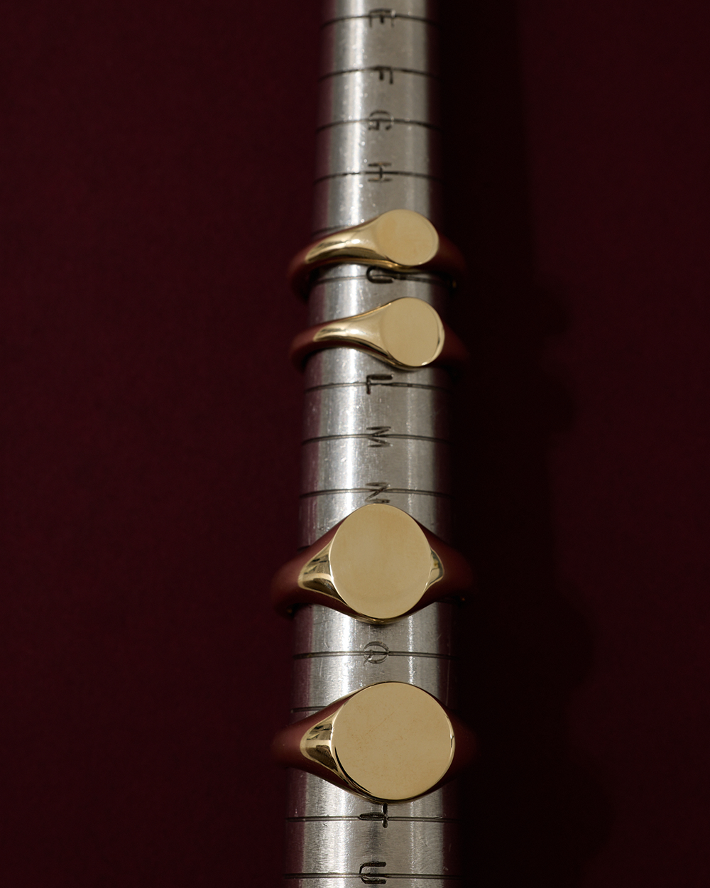 Bold Round Signet Ring