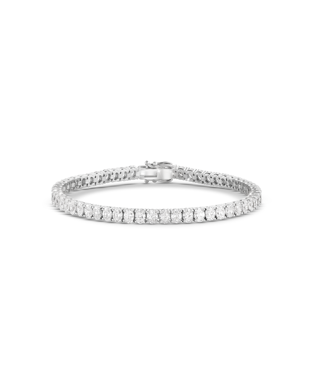 9.48ct Oval Diamond Tennis Bracelet classajewellers