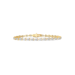 Pear Diamond Tennis Bracelet 5.81ct