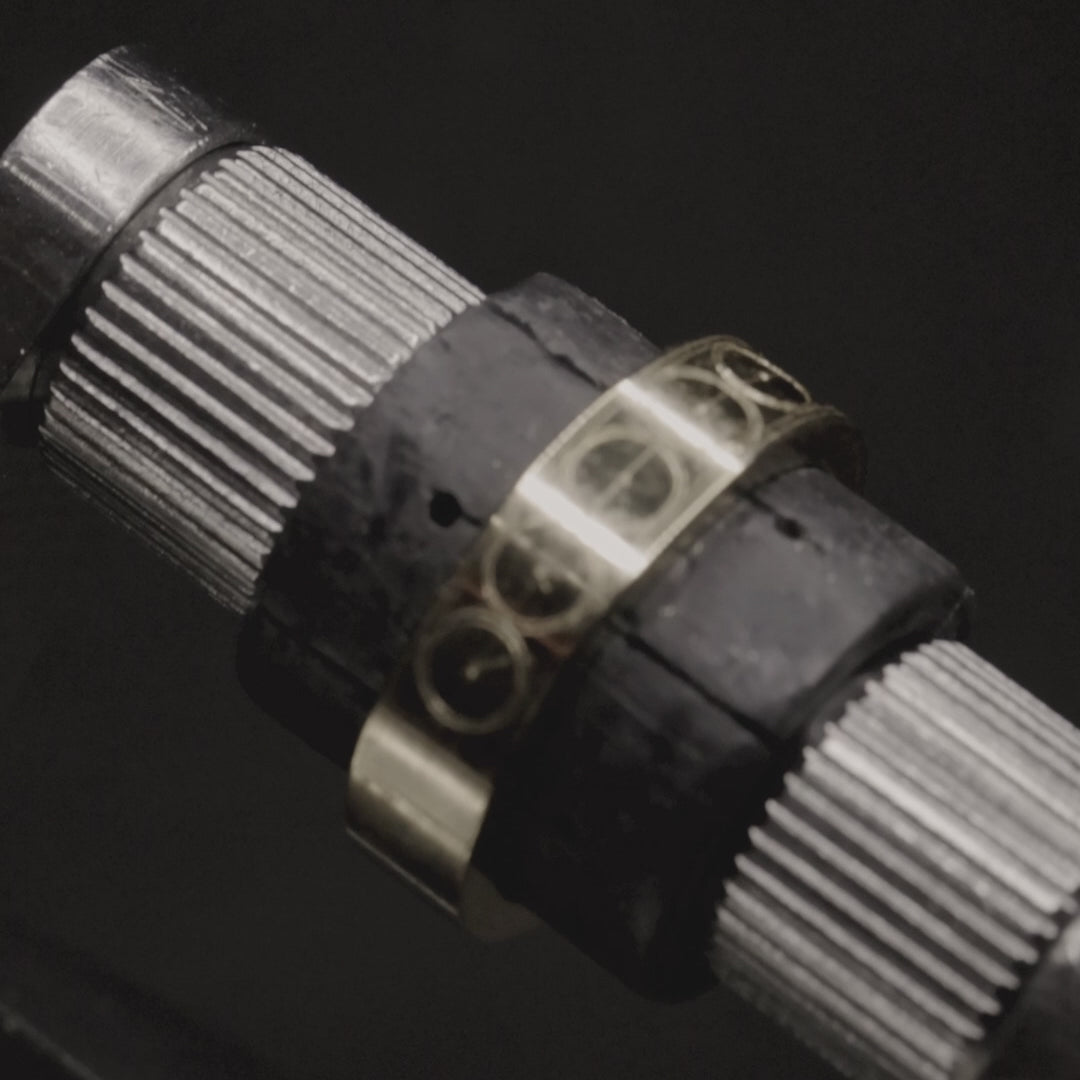 details of the hand engraving process 