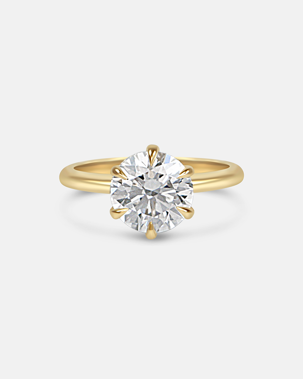 Jessica 3.01ct Brilliant Round Solitaire Diamond Engagement Ring