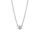 Round Solitaire Diamond Necklace classajewellers