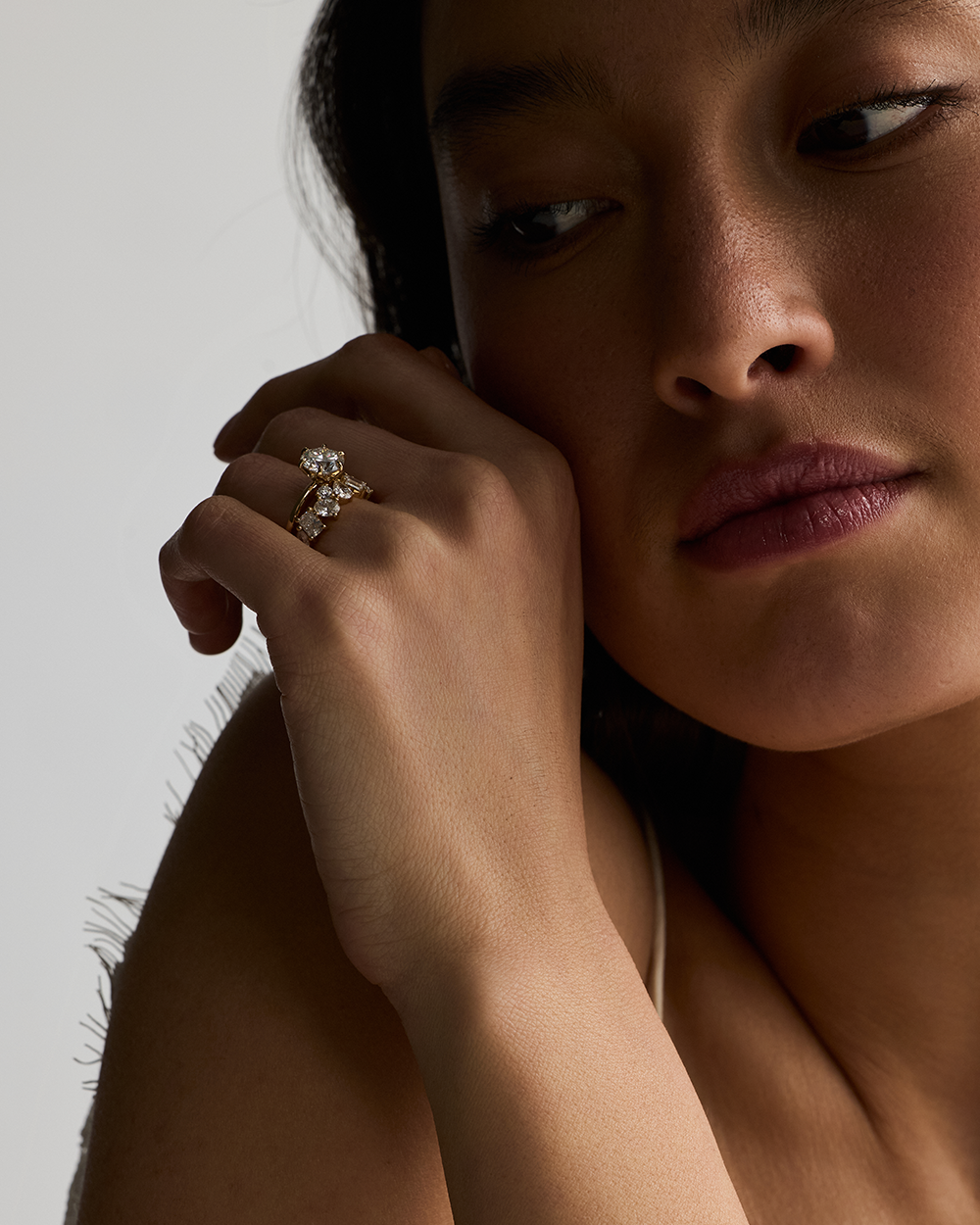 Jessica 3.01ct Brilliant Round Solitaire Diamond Engagement Ring